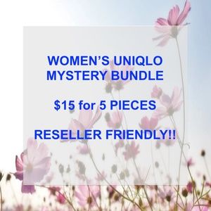 Women Uniqlo Mystery Bundle 5 Pieces Reseller XS S M